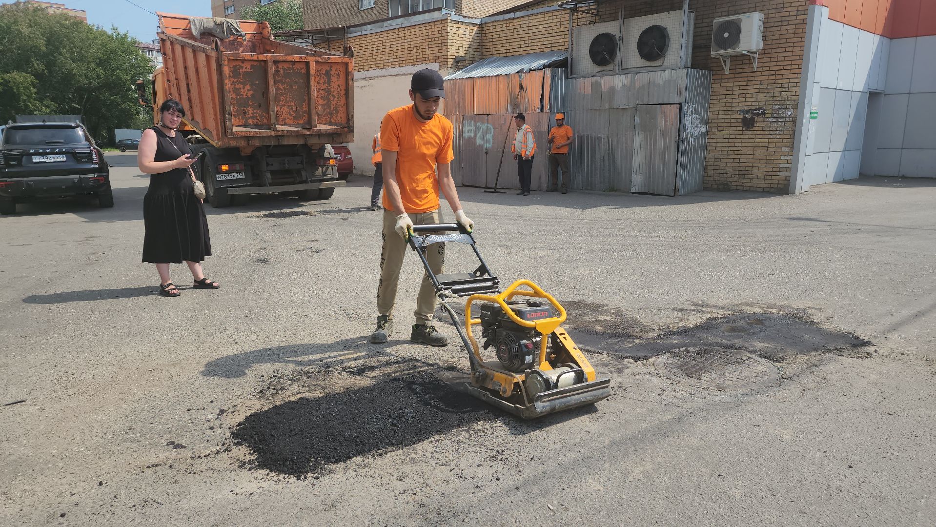 вертикалки, ивантеевка, ямочный ремонт, ямы, асфальтирование,коммунальная служба,