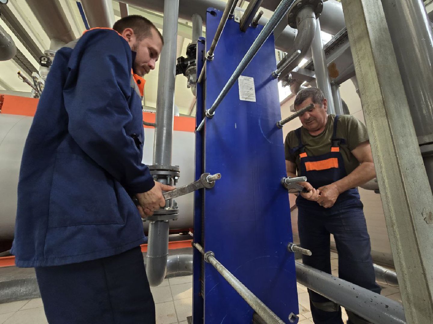 можайск, можайский муниципальный округ, подмосковье, жкх, профилатические работы на котельных, котельные, подготовка к отопительному сезону, теплотрасса ,