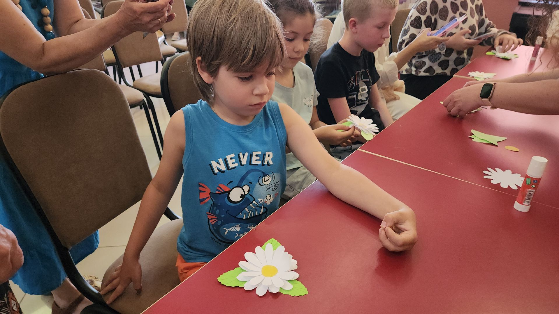 вертикалки, пушкино, библиотека, день семьи любви и верности, семейные ценности,викторина, викторина для детей,ромашка, мастер-класс,