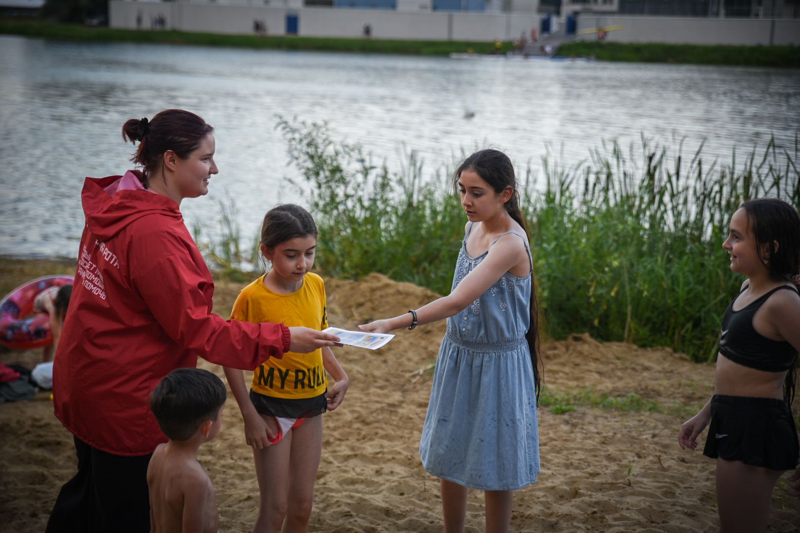 бронницы, рейд безопасности на пляже , дети, отдых у воды, пляж на бельском озере в бронницах,