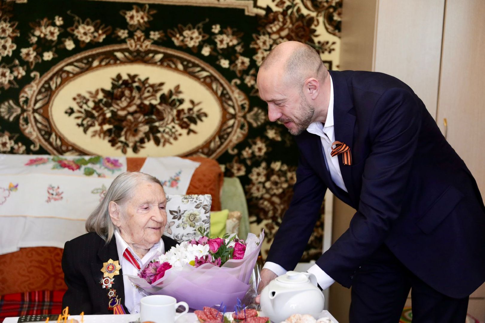 Солнечногорск, юбилей, ветеран, столет, участниквойны