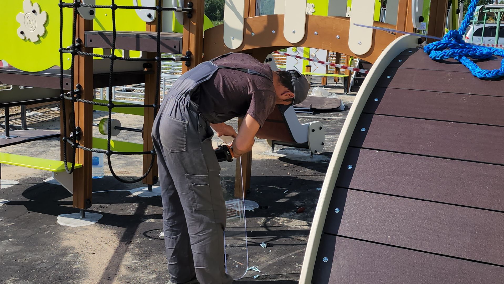 щёлково, новая детская площадка, установка детской площадки,