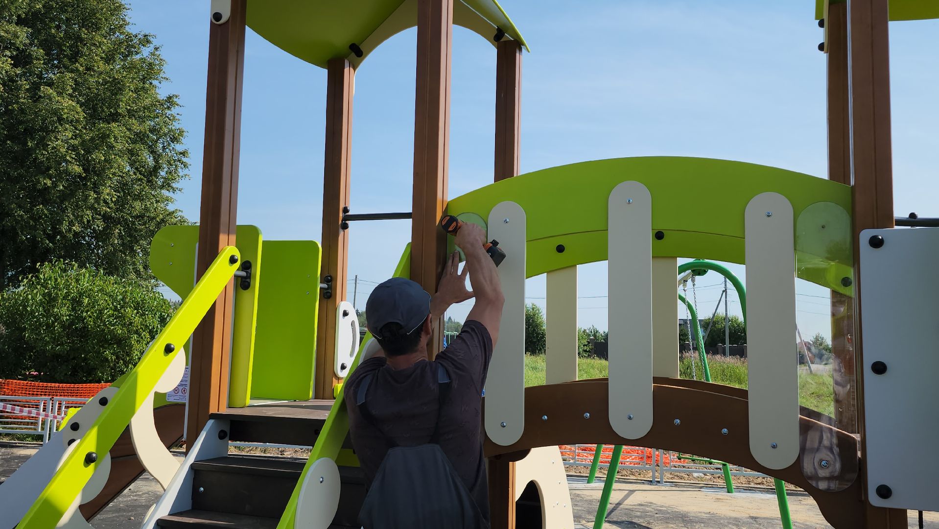 щёлково, новая детская площадка, установка детской площадки,