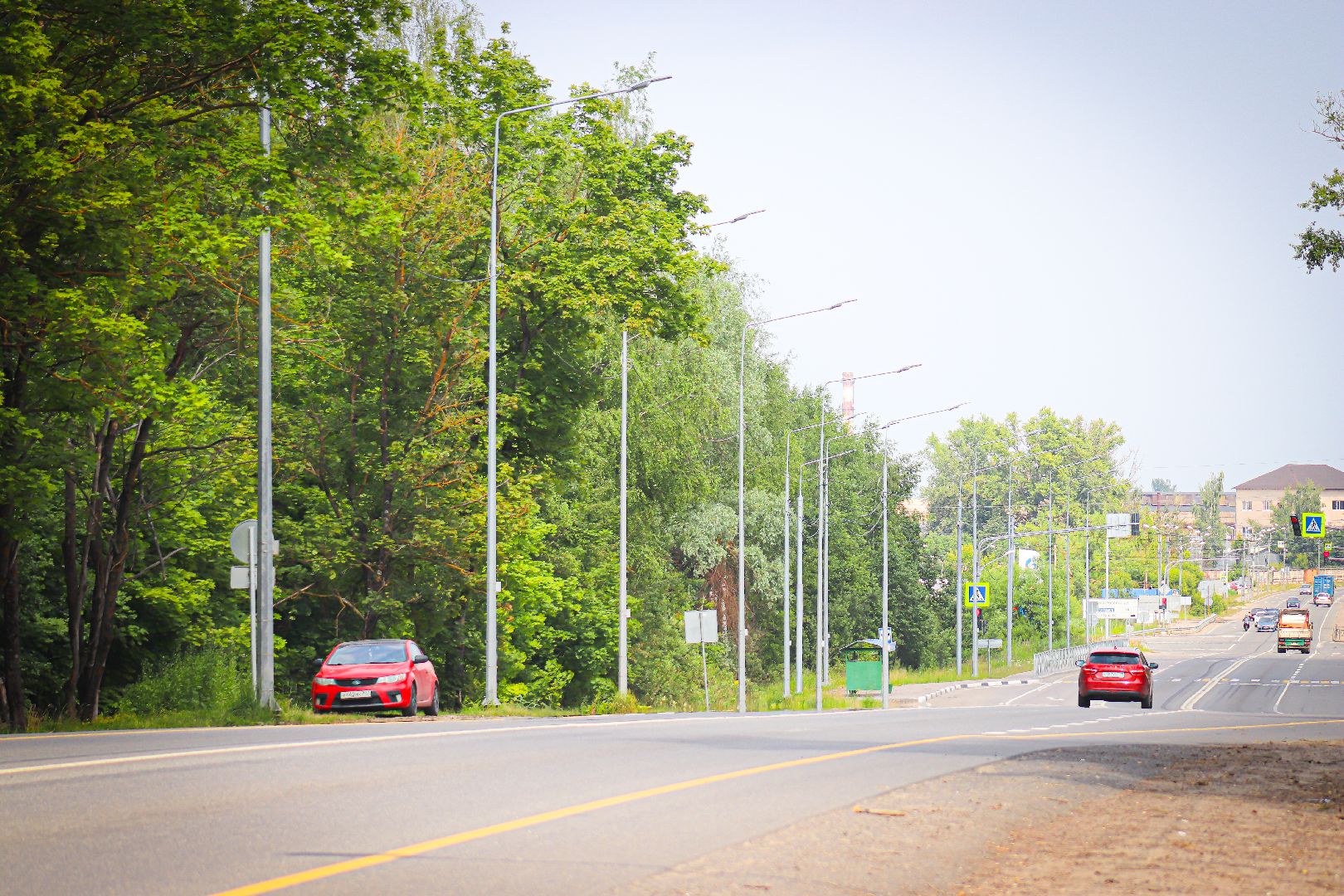 клин, дороги, освещение, общество,