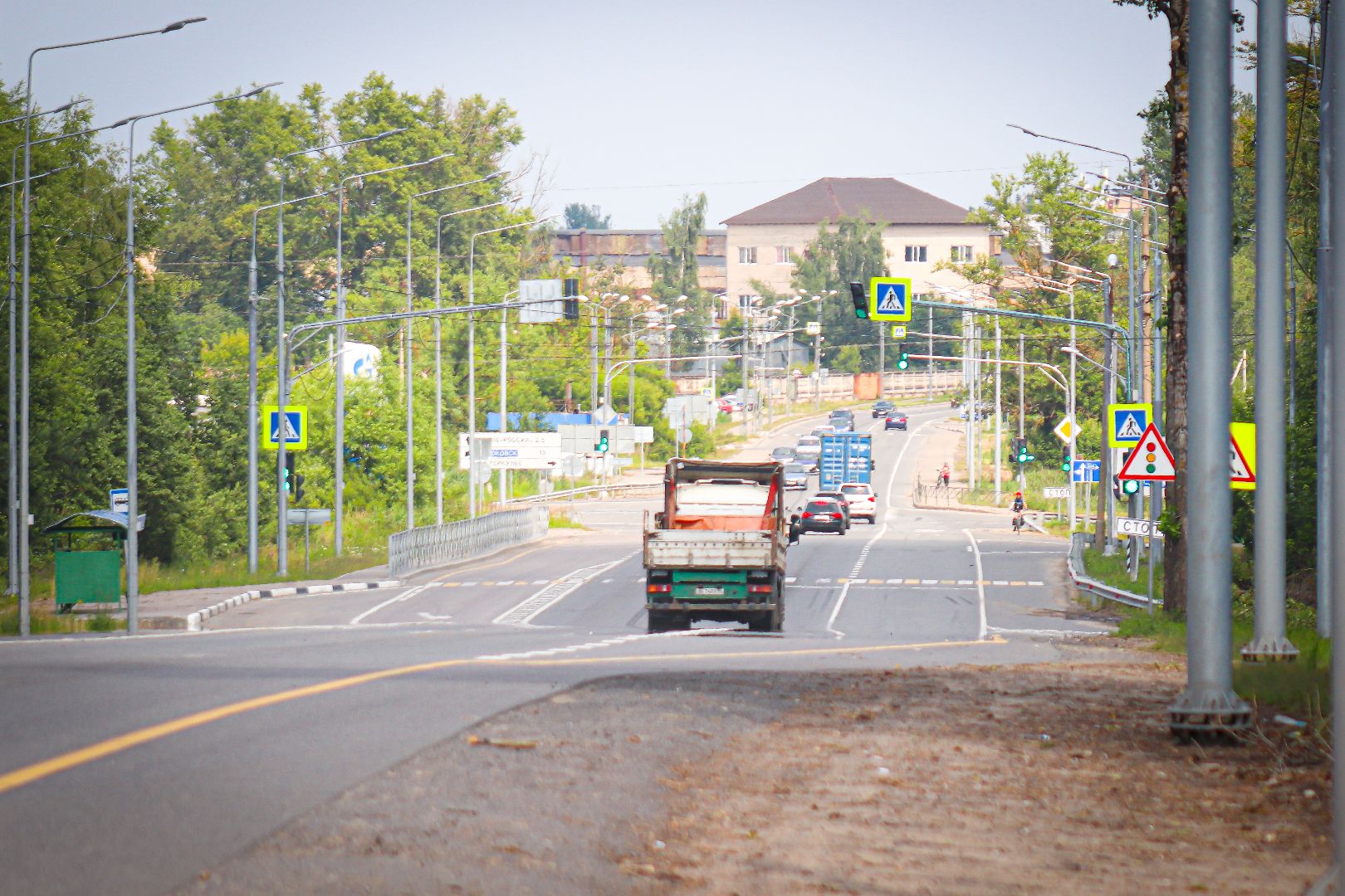 клин, дороги, освещение, общество,