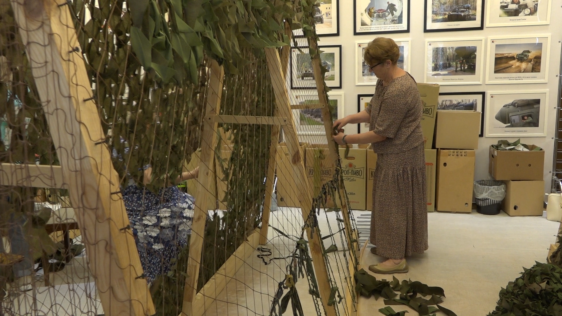 варварушки власиха, маскировочные сети, плетение сетей, помощь сво, участник сво,