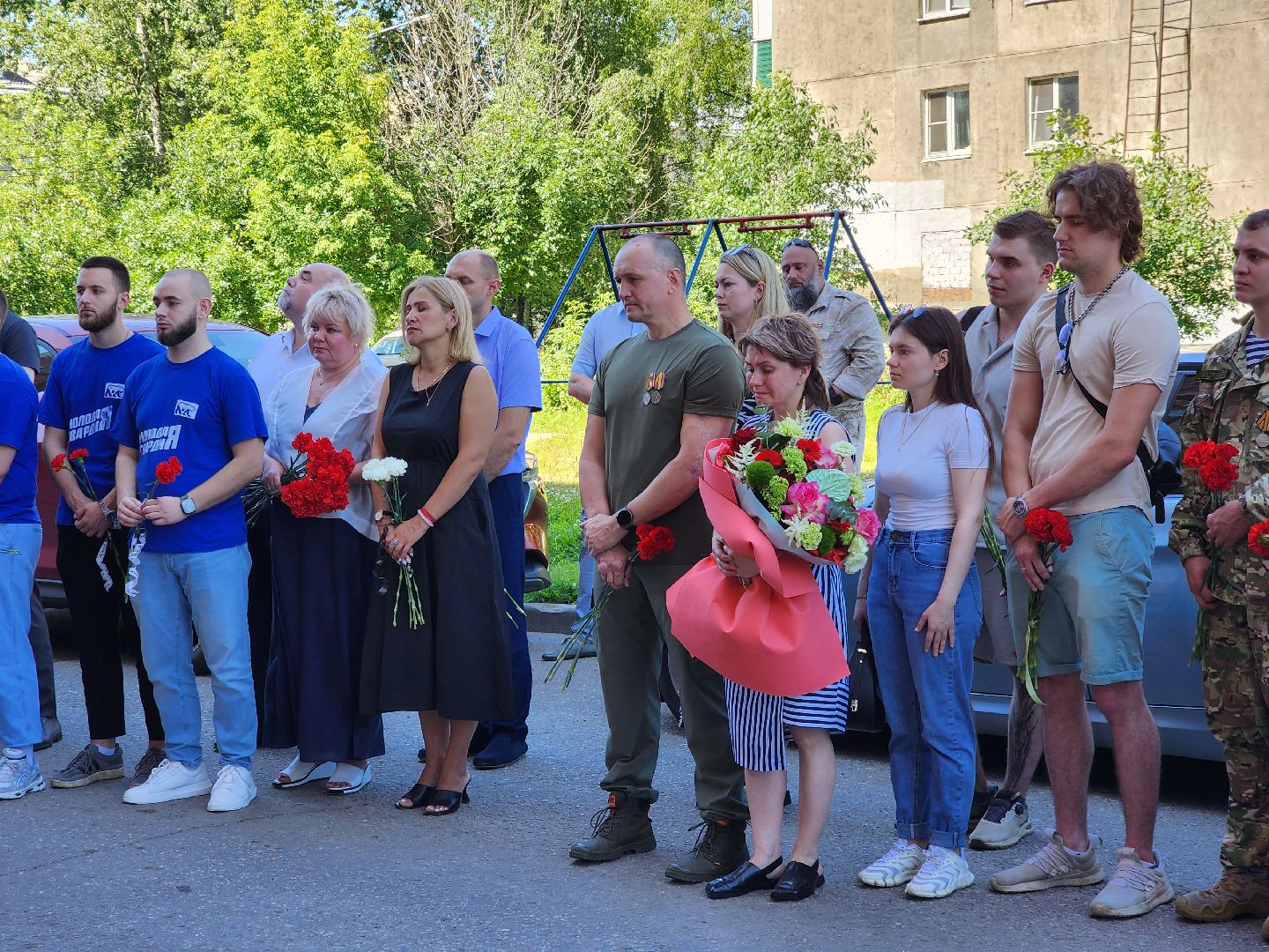 электросталь,  мемориал, жители, память, боей сво, общество,