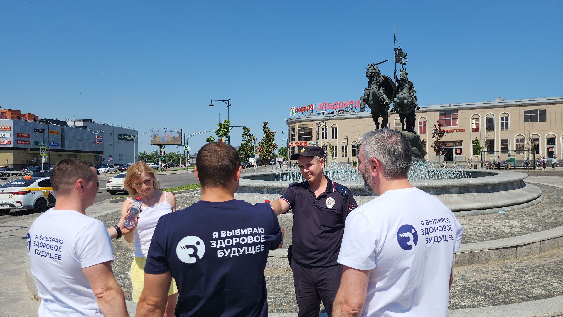 серпухов, подмосковье, здоровое отечество, раздача воды,