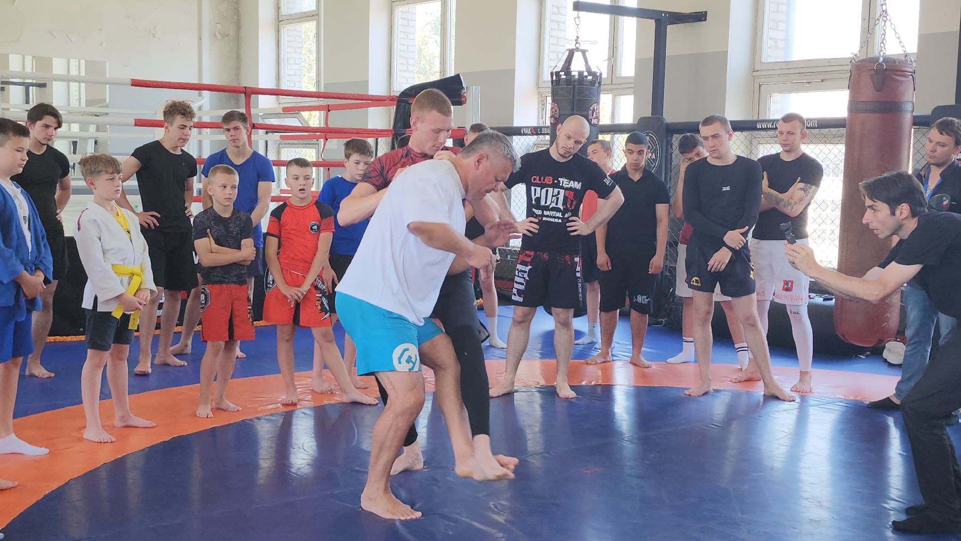 Люберцы, мастер-класс с Олегом Тактаровым, самооборона, борьба,