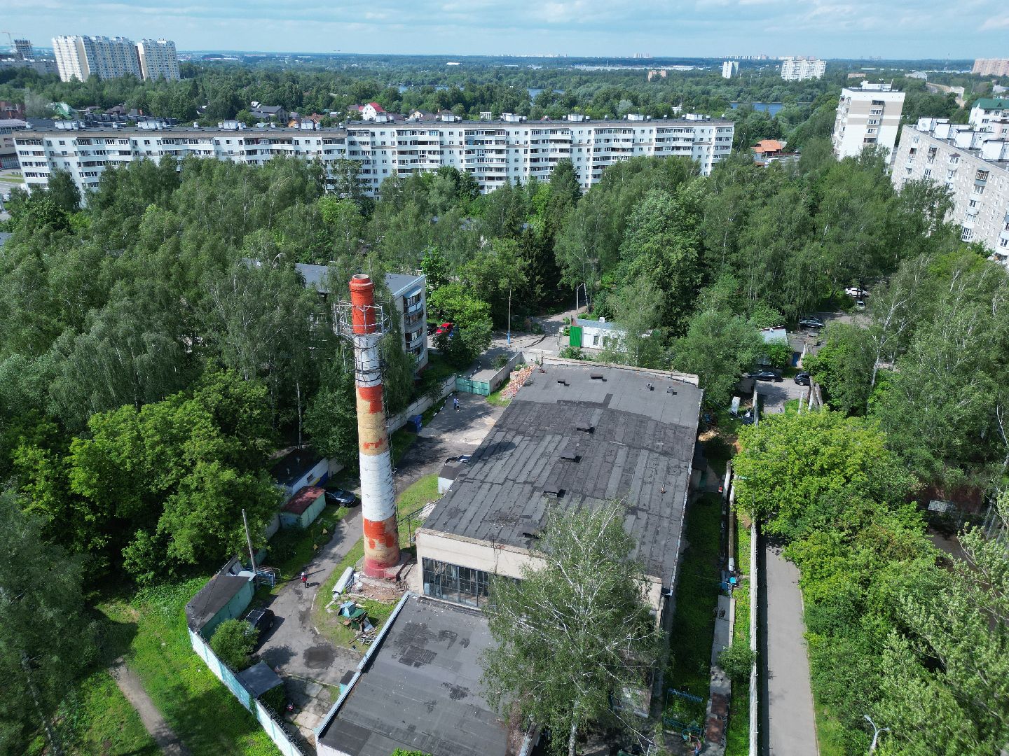 котельная в долгопрудном, ремонт котельной,видео с коптера,