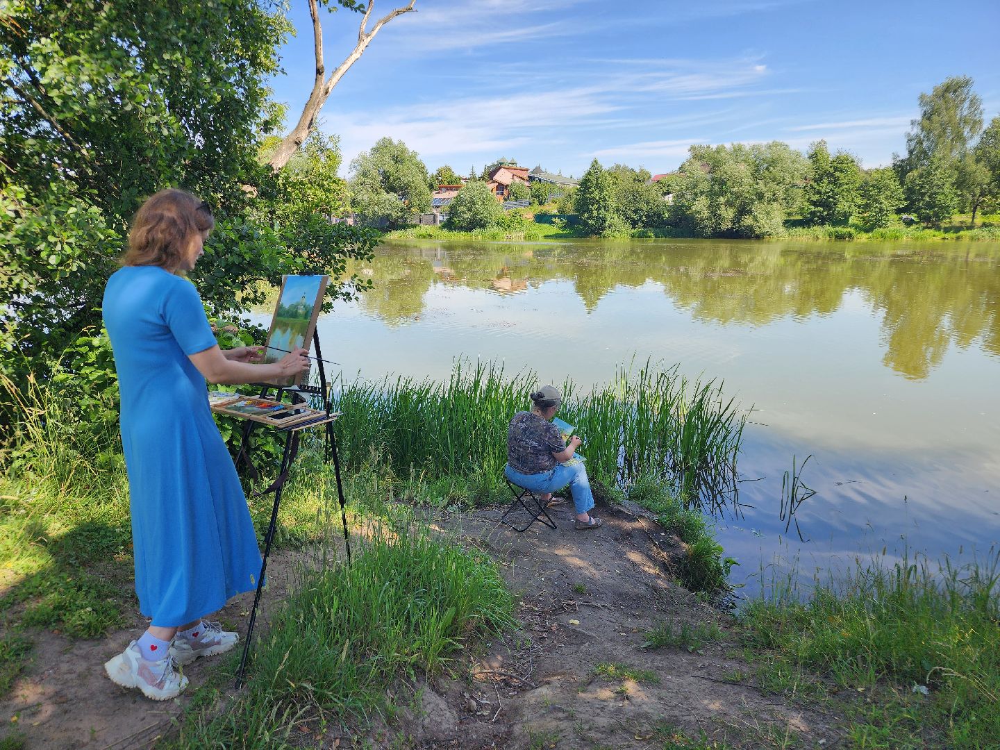 фрязино, художники, пленэр,