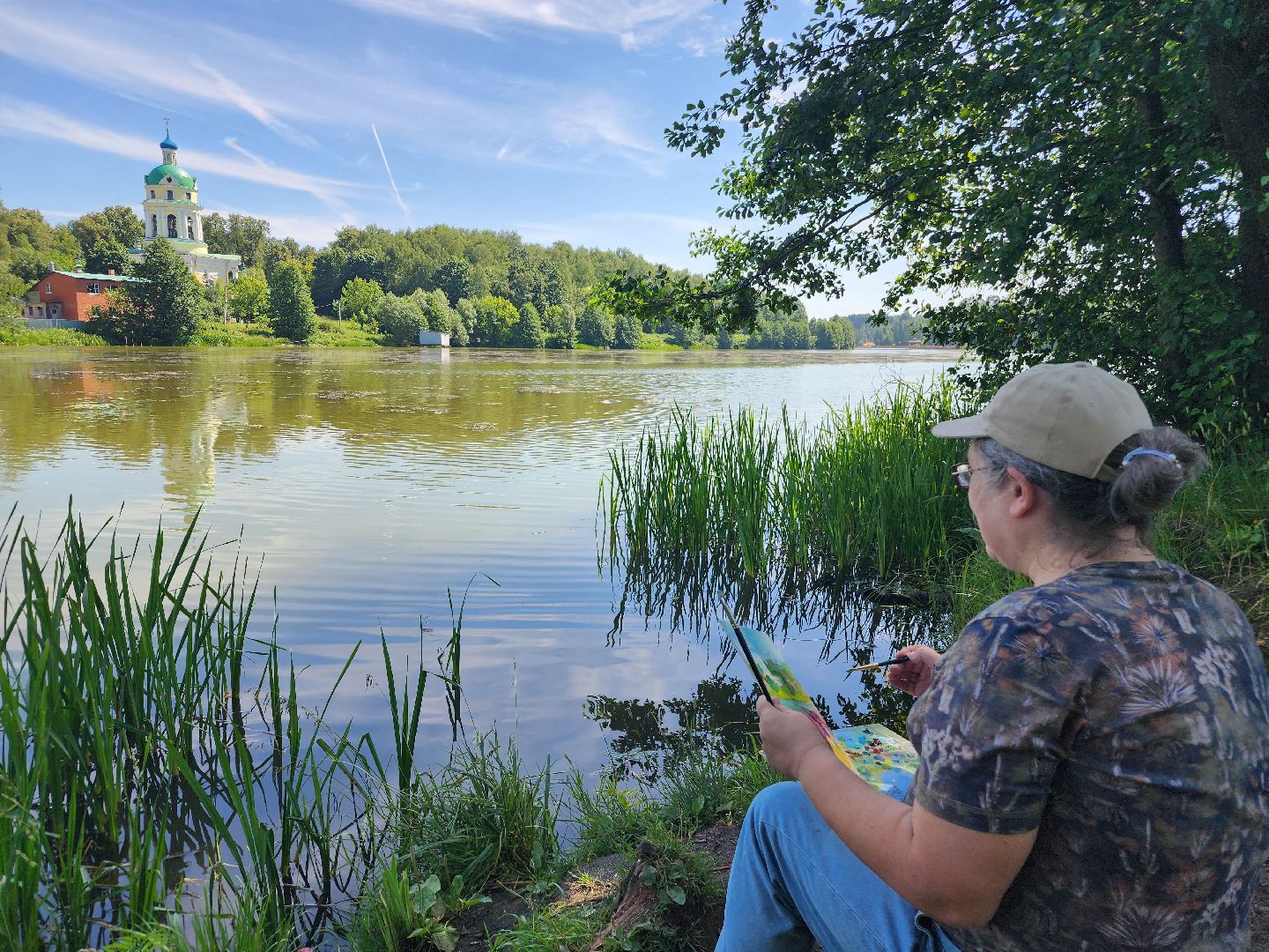 фрязино, художники, пленэр,