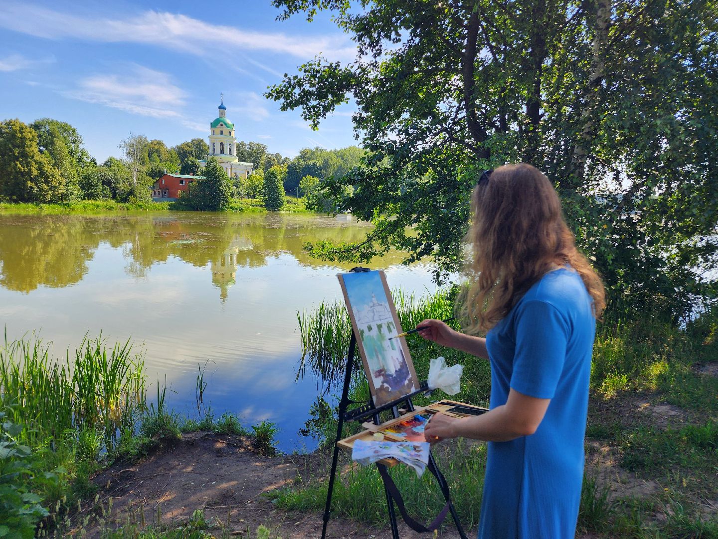 фрязино, художники, пленэр,