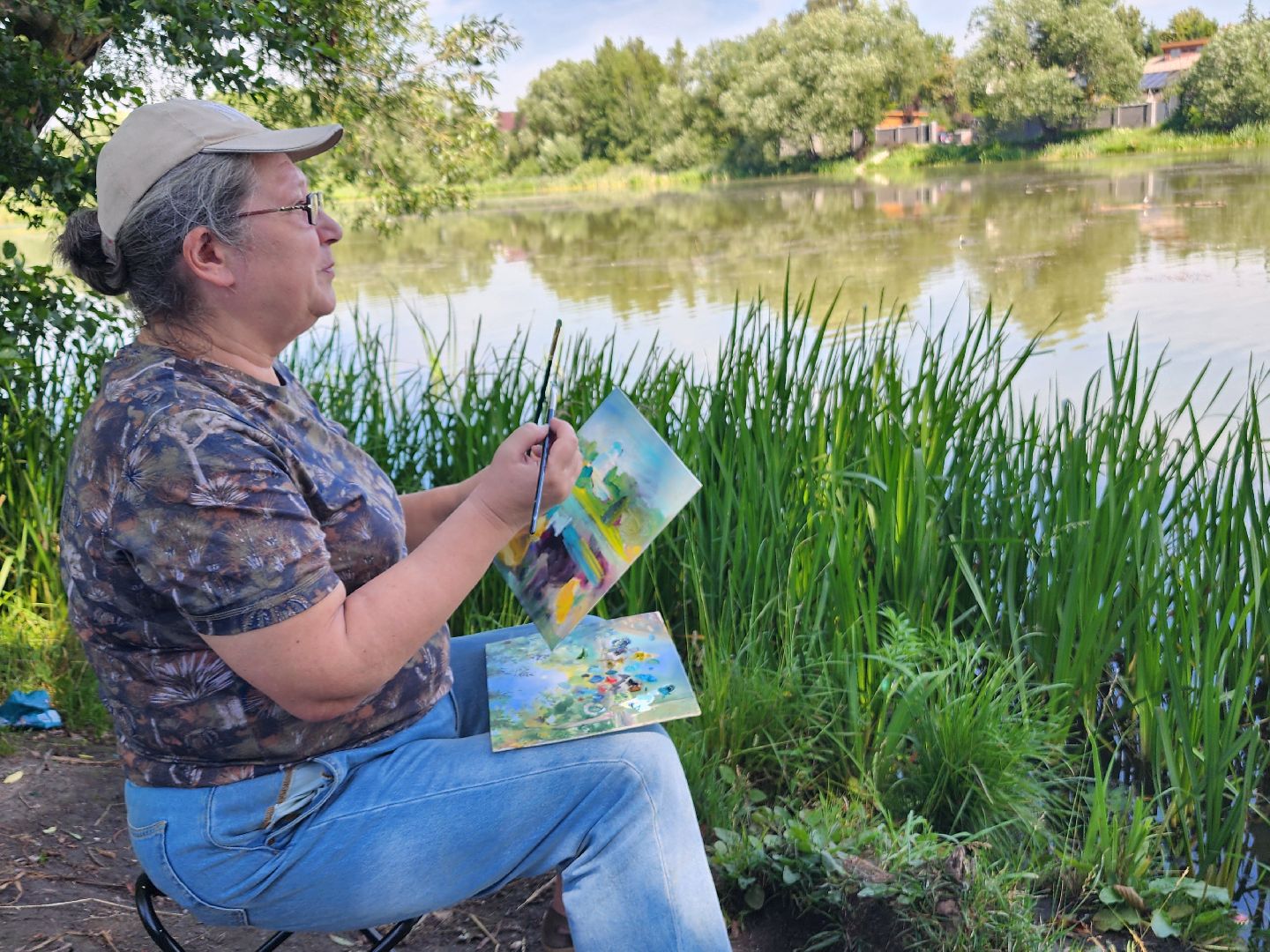 фрязино, художники, пленэр,