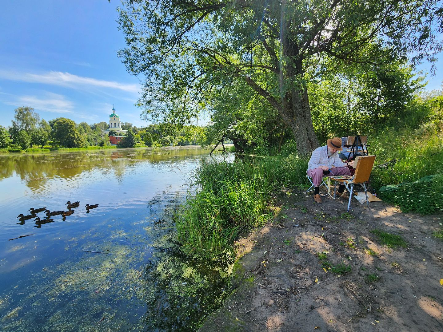 фрязино, художники, пленэр,