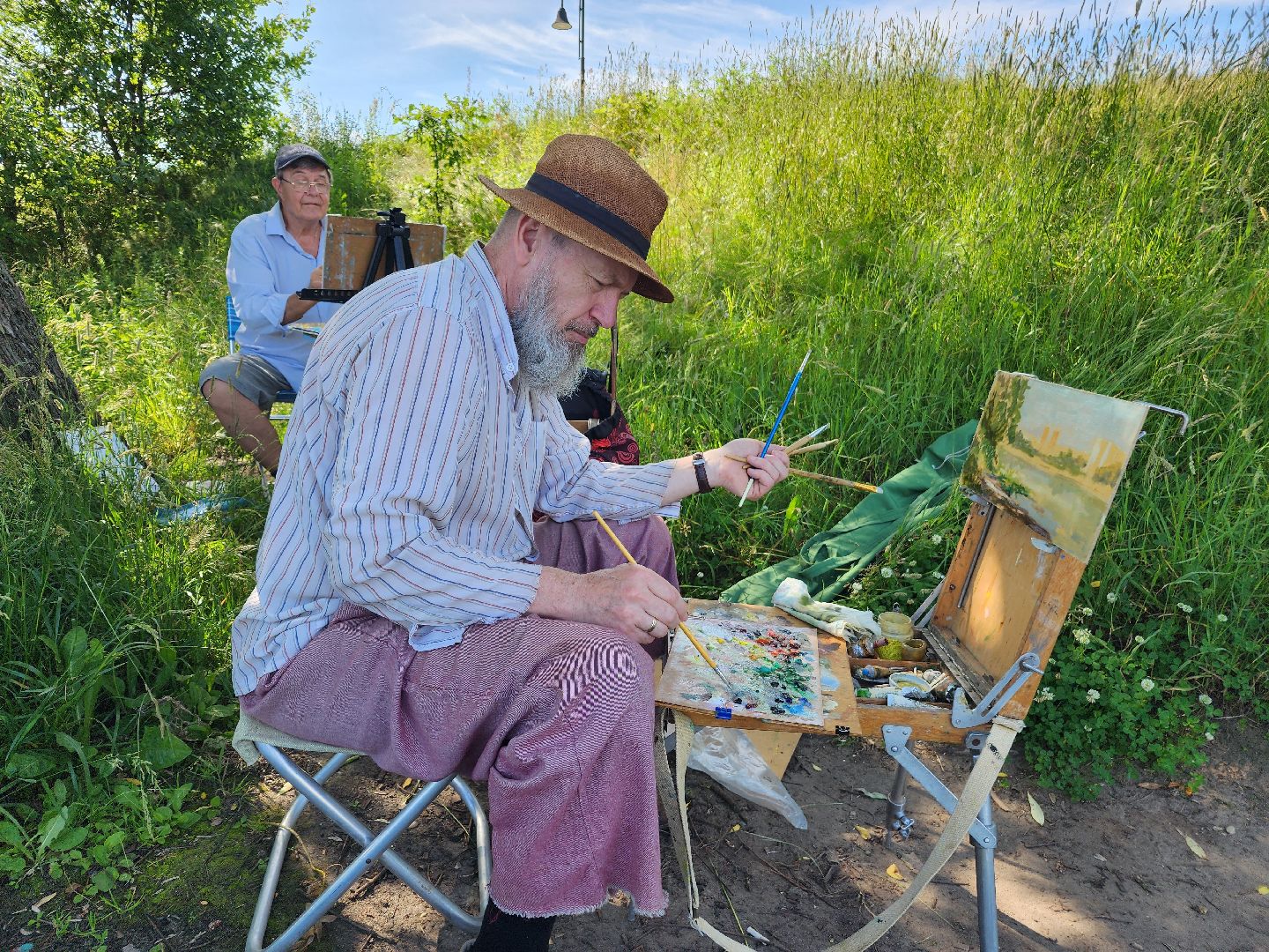 фрязино, художники, пленэр,