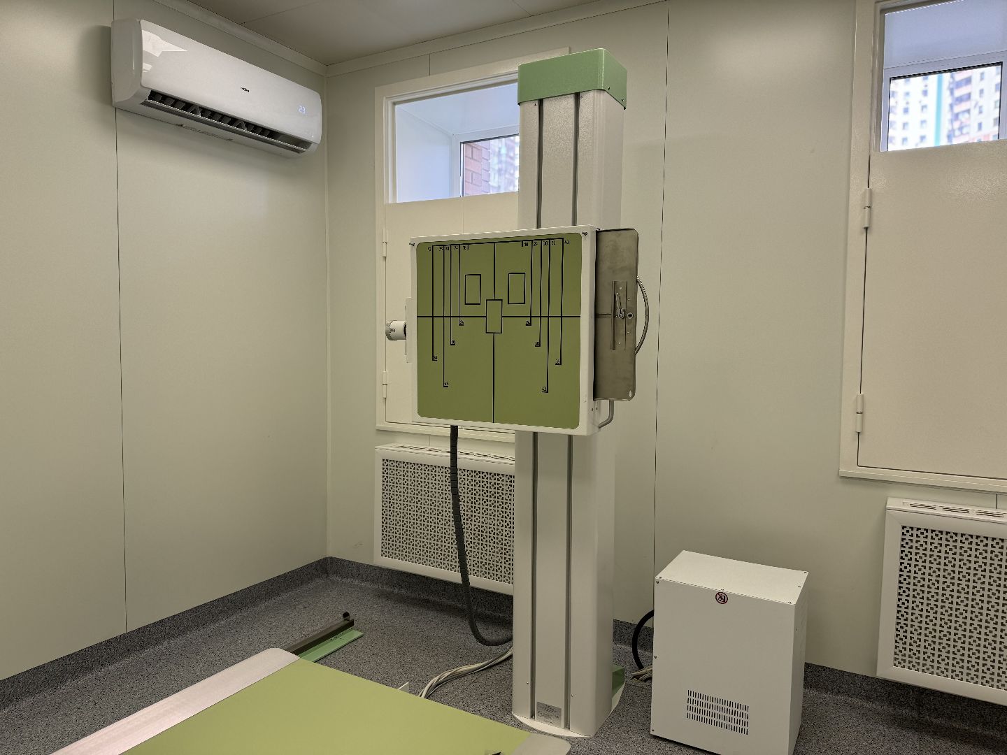 новый рентген аппарат, поликлиника , ленинский городской округ, видновская клиническая больница,жк бутово парк ,