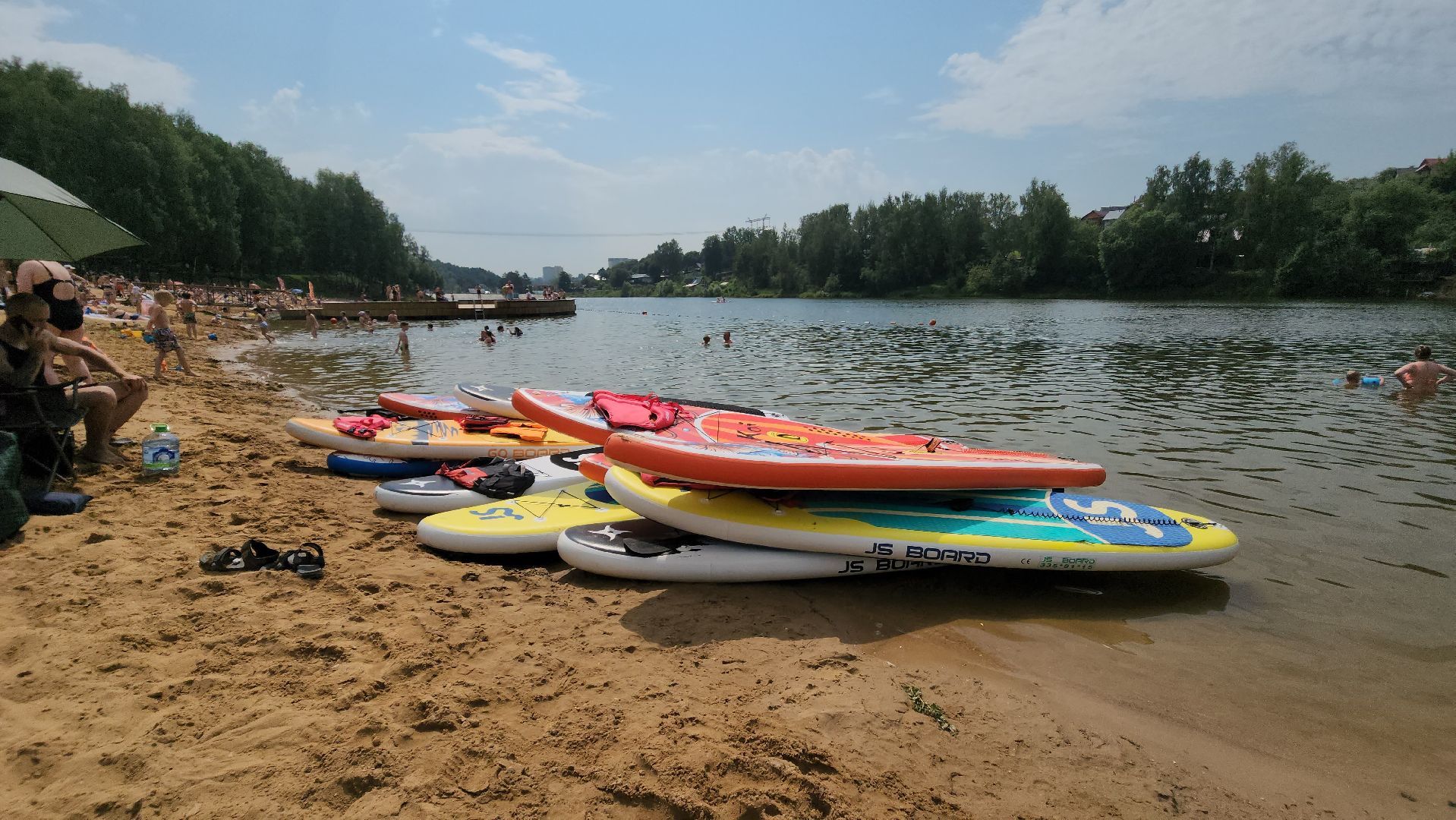 плотина на реке синичка, красногорск, сапы,