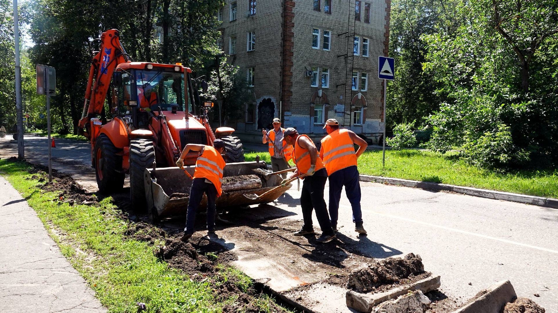 благоустройство, дороги, сергиево-посадский городской округ , сергиев посад , тротуар,