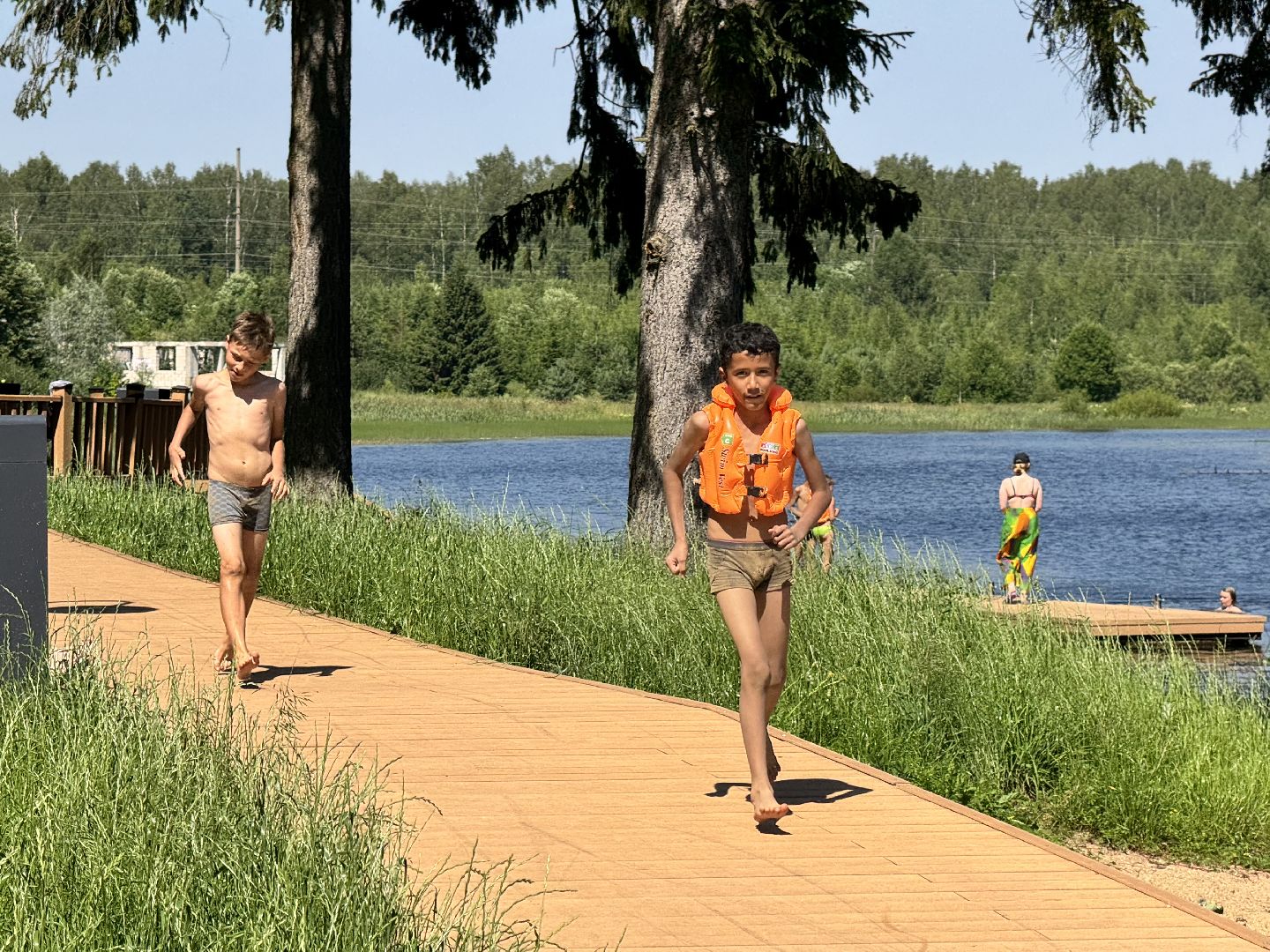 шаховская, плотина, пляж,