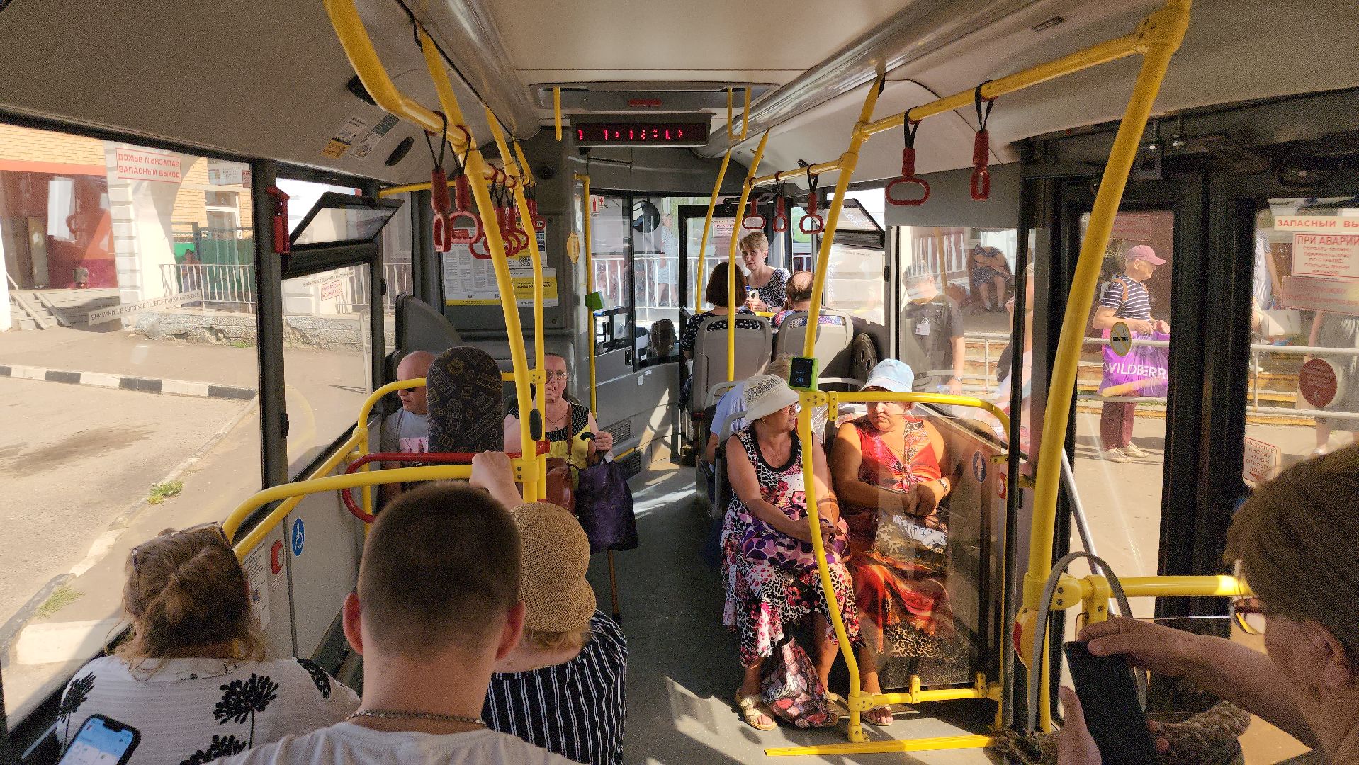 зарайск,  общественный транспорт, жара в подмосковье, транспорт подмосковья, мострансавто,