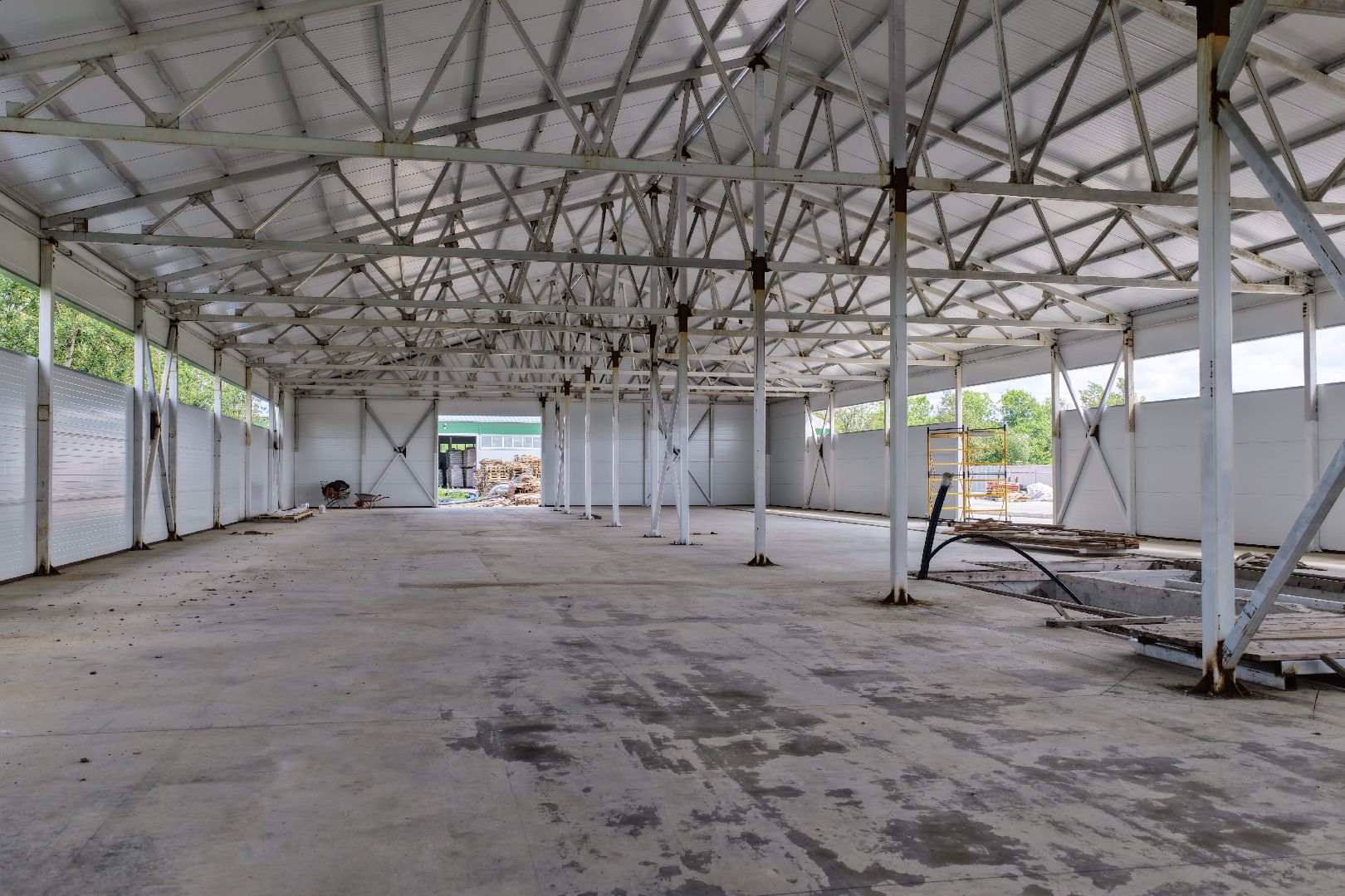 видео с коптера, завод по переработке пластика, завод в рузе,