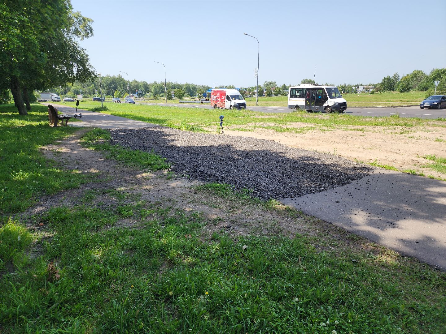 Черноголовка, Выездная администрация, Ремонт дороги,