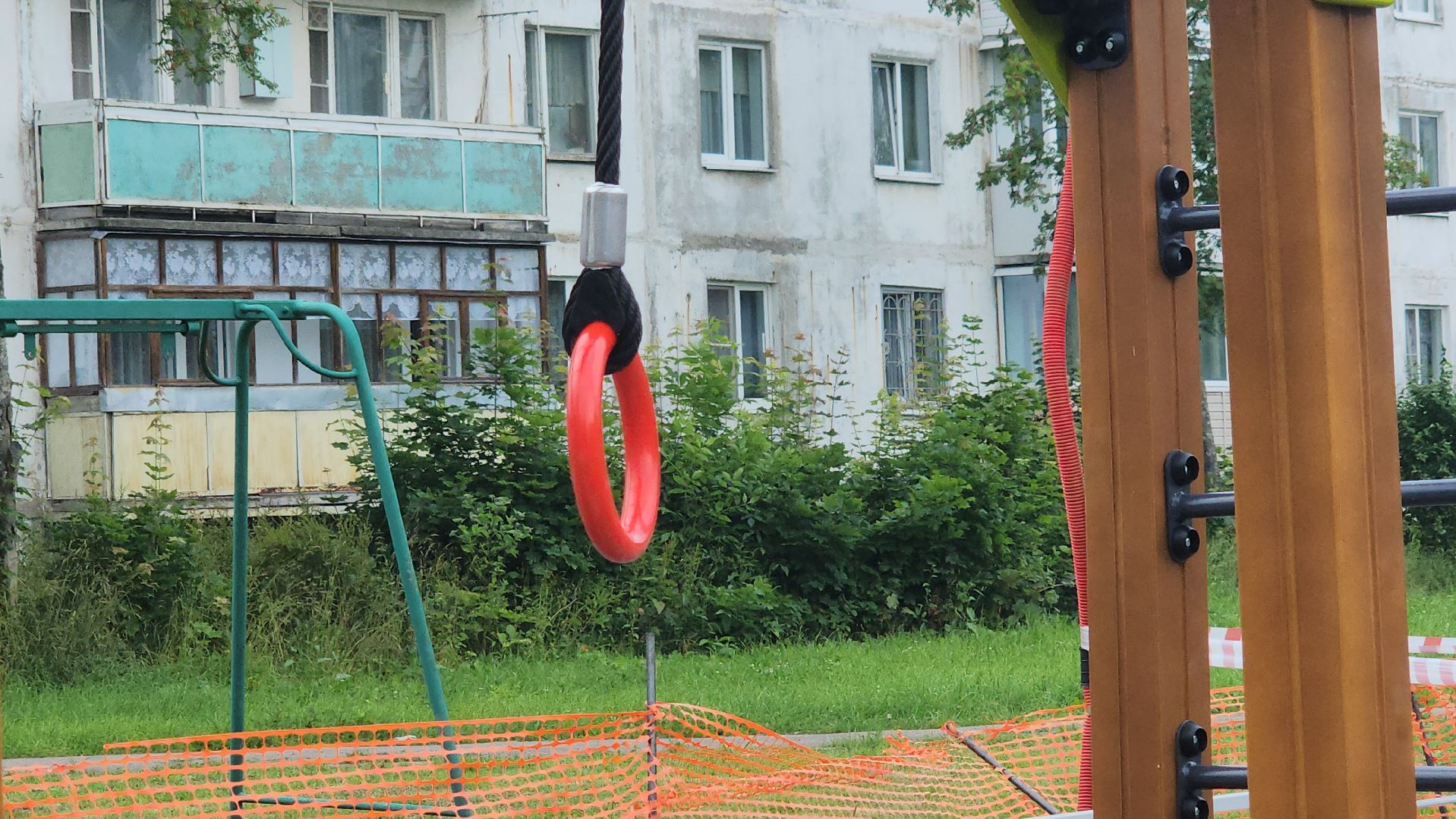 новая детская площадка, щёлково, фряново, детская  площадка,