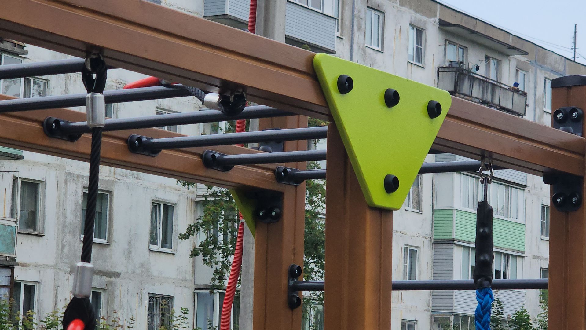 новая детская площадка, щёлково, фряново, детская  площадка,