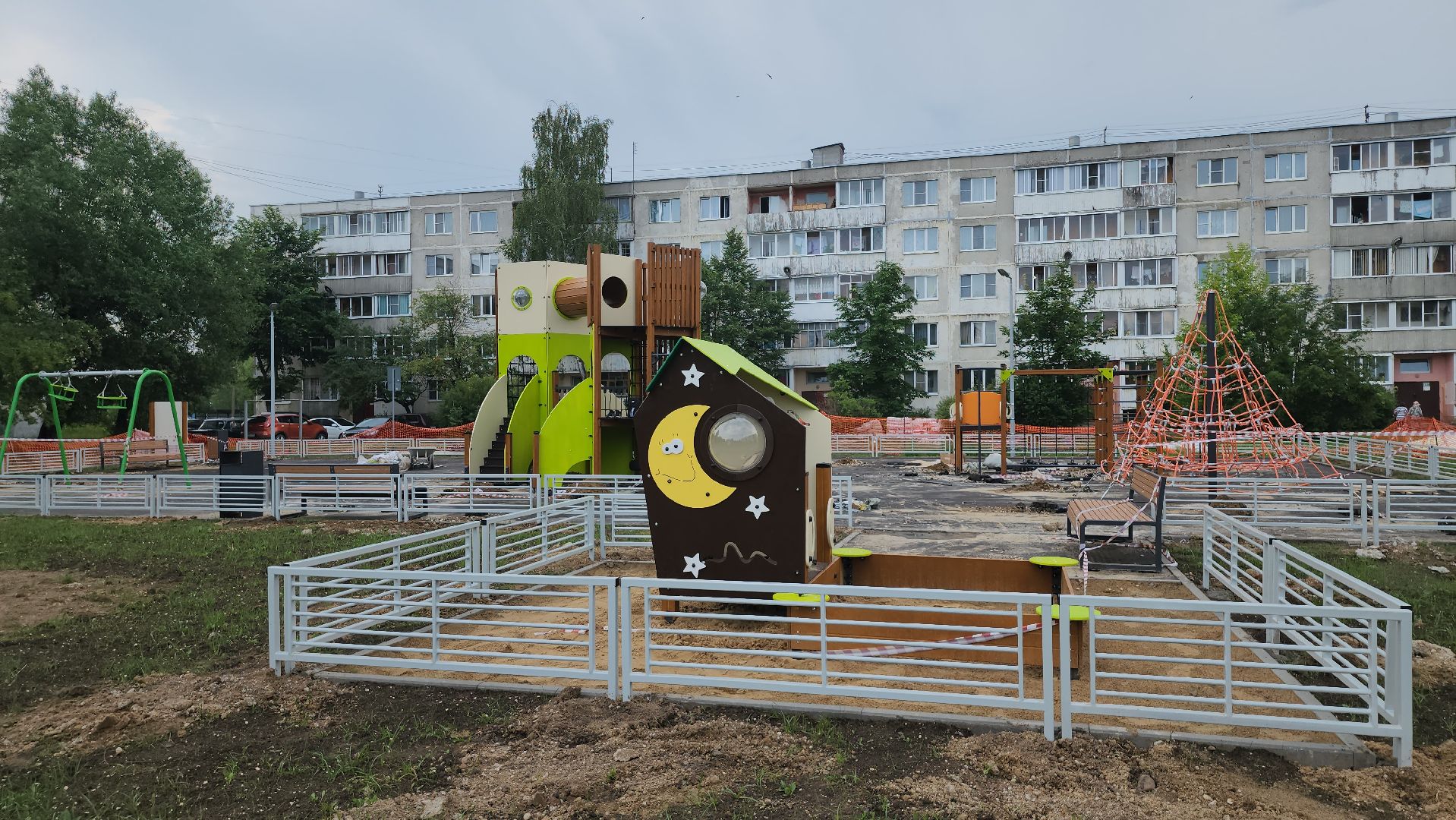 новая детская площадка, щёлково, фряново, детская  площадка,