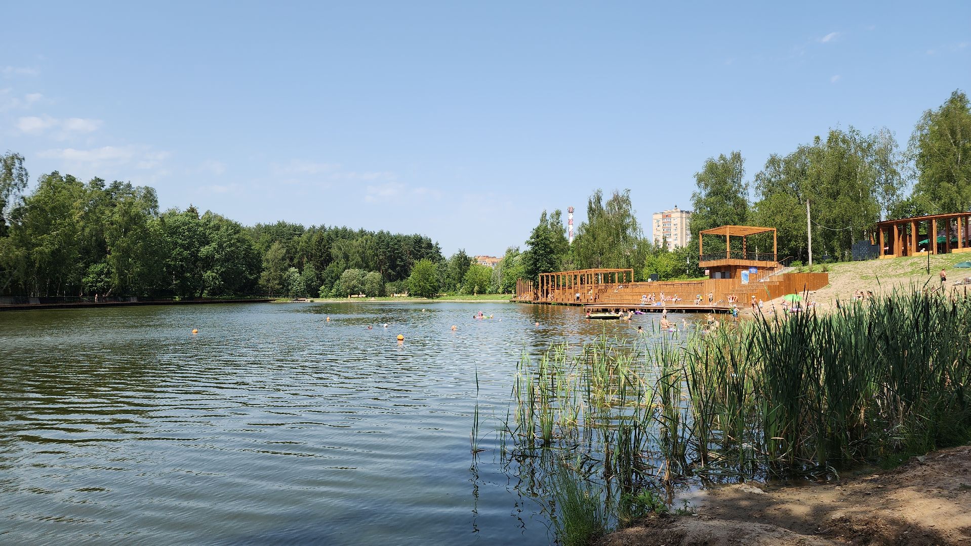 рыбаки, рыбалка, лосино-петровский, водоём,