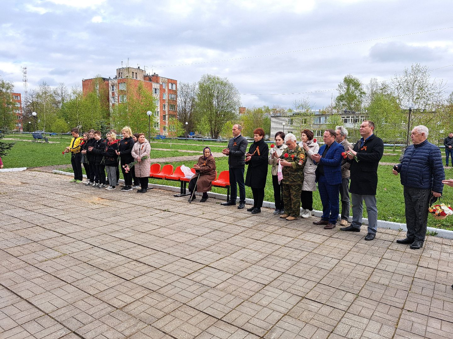 Рузский городской округ, Космодемьянский, памятный знак, герой войны, мемориал, День Победы