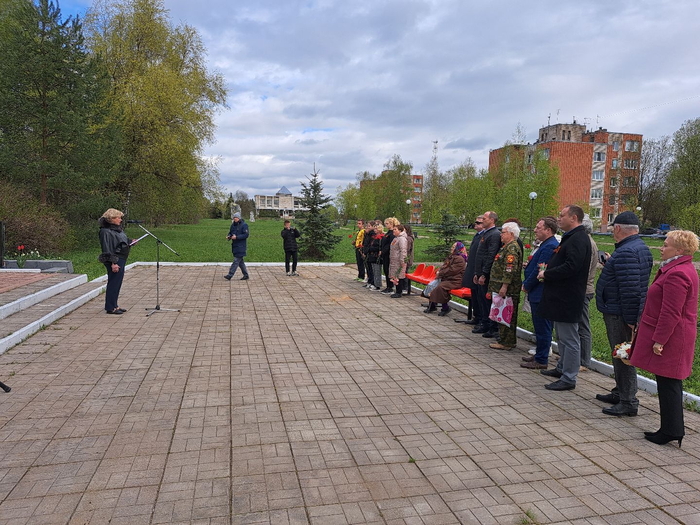 Рузский городской округ, Космодемьянский, памятный знак, герой войны, мемориал, День Победы