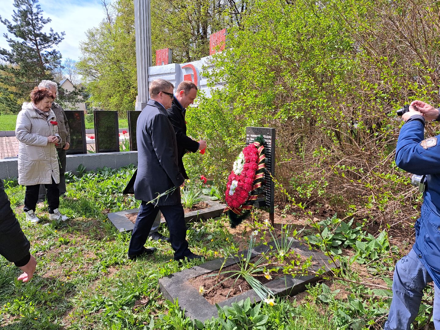 Рузский городской округ, Космодемьянский, памятный знак, герой войны, мемориал, День Победы