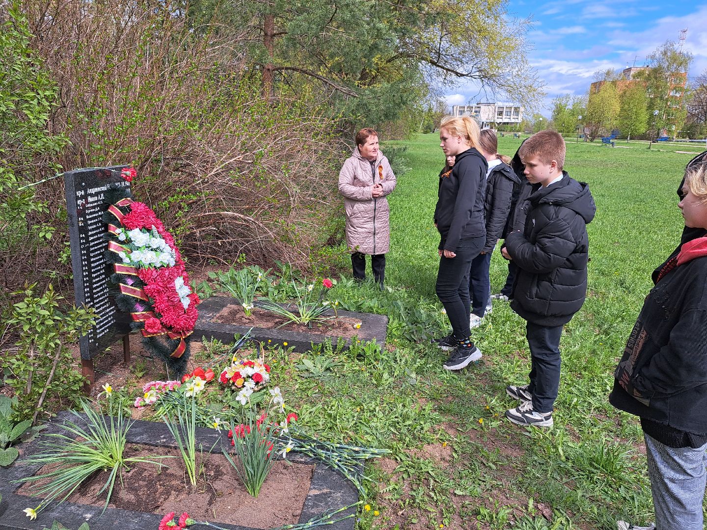 Рузский городской округ, Космодемьянский, памятный знак, герой войны, мемориал, День Победы