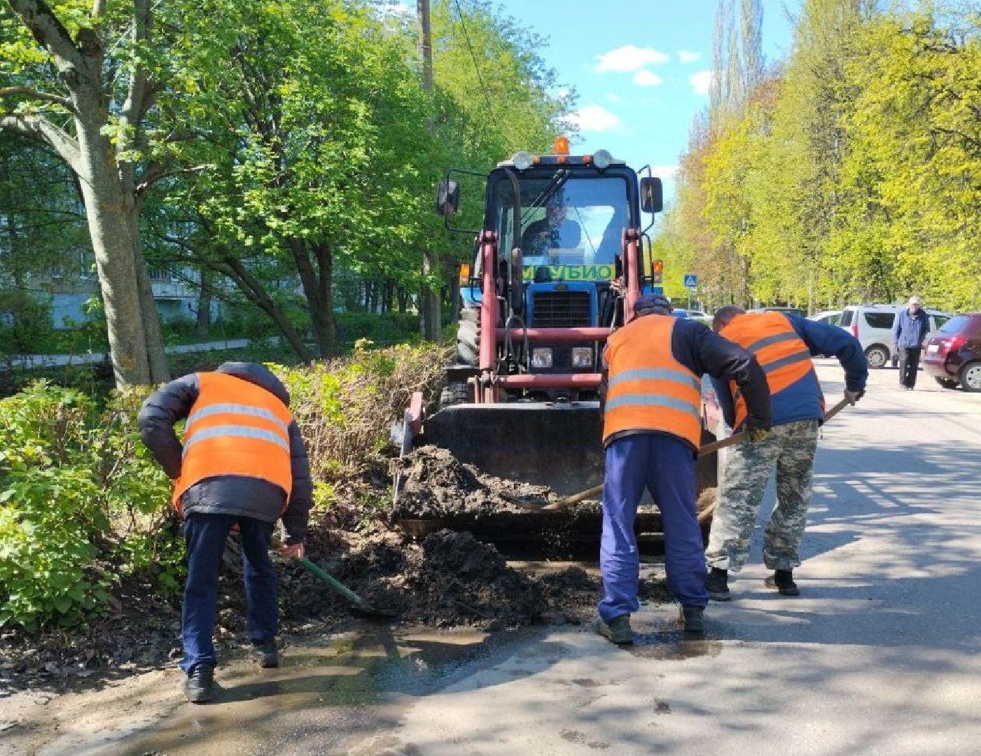 благоустройство, уборка, город