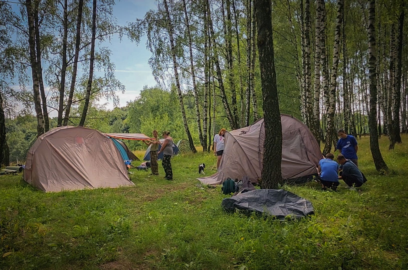 бронницы, бронницкая казачья молоджная сотня , полевой выход , патриотический клуб в бронницах, дети, курс молодого бойца ,