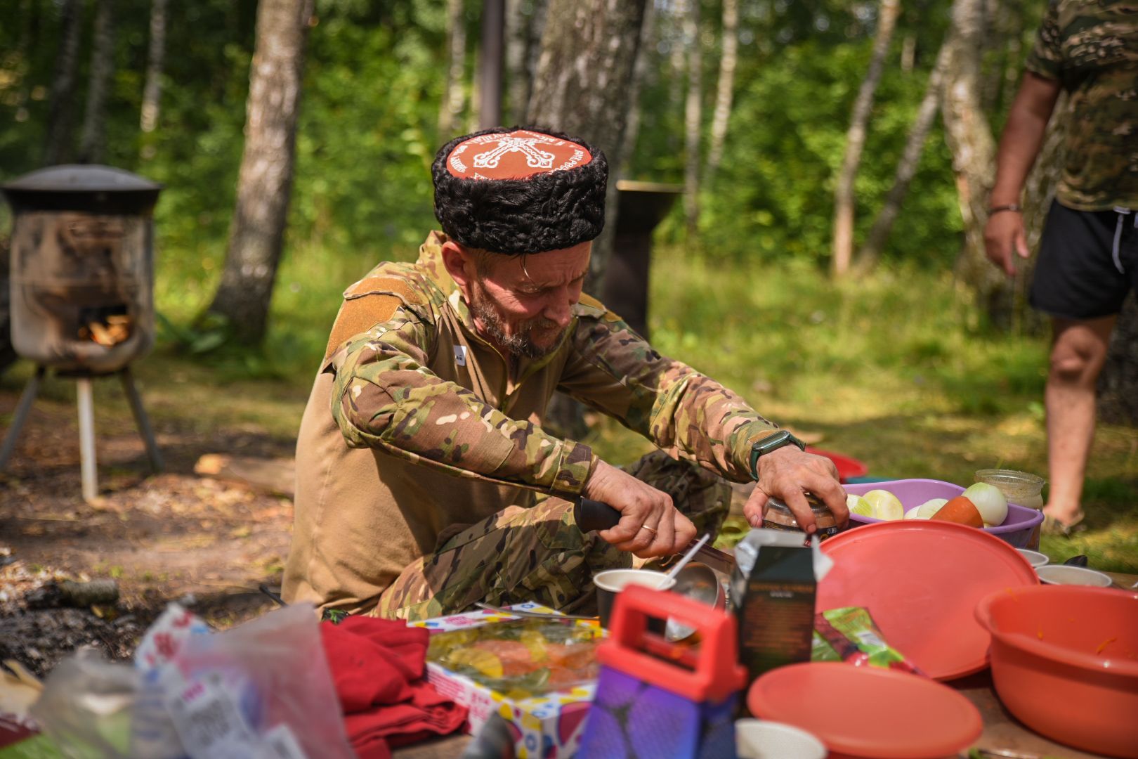 бронницы, бронницкая казачья молоджная сотня , полевой выход , патриотический клуб в бронницах, дети, курс молодого бойца ,