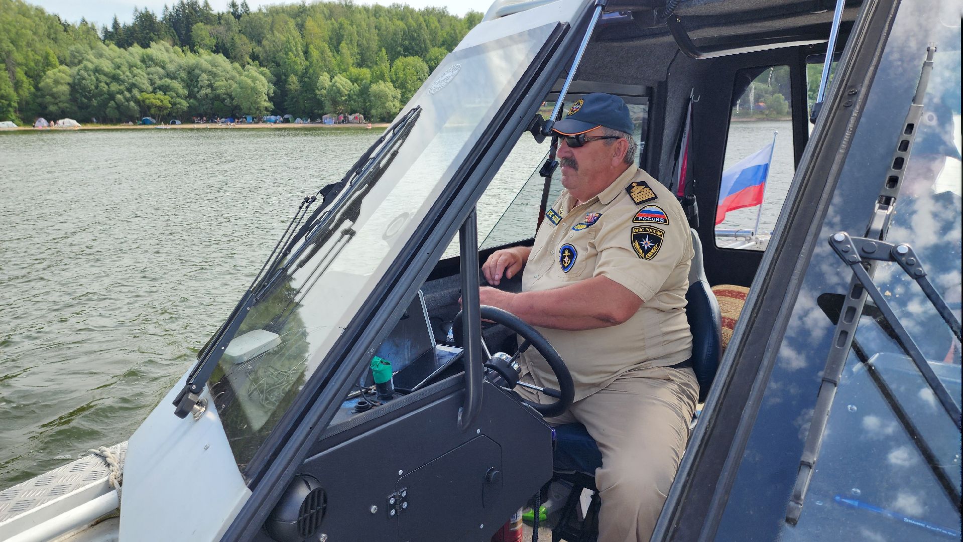 Руза, рузское водохранилище, гимс мчс россии, рейд безопасности на пляже,