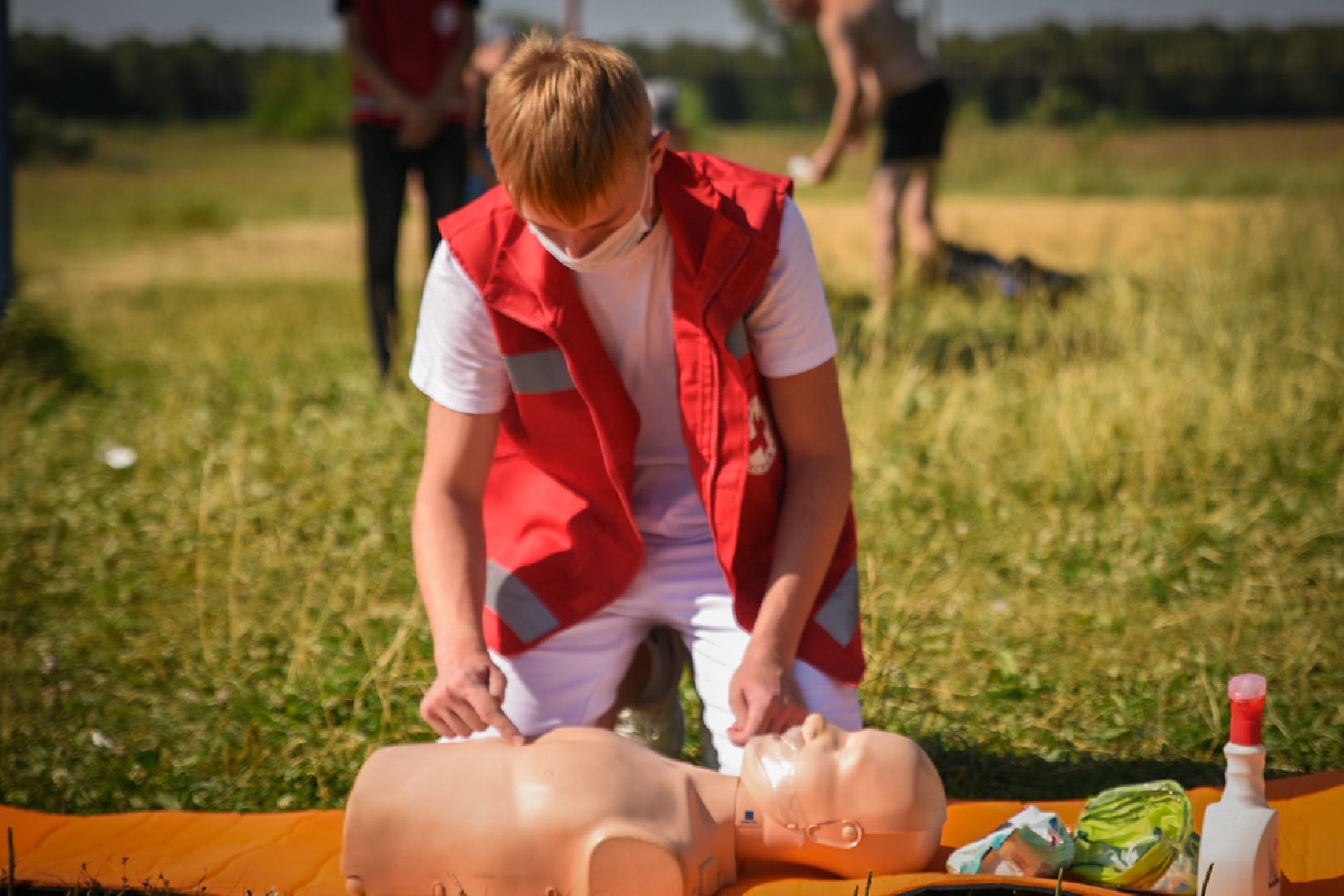 воскресенск, российский красный крест в воскресенске, мастер-класс по сердечно-легочной реанимации ,