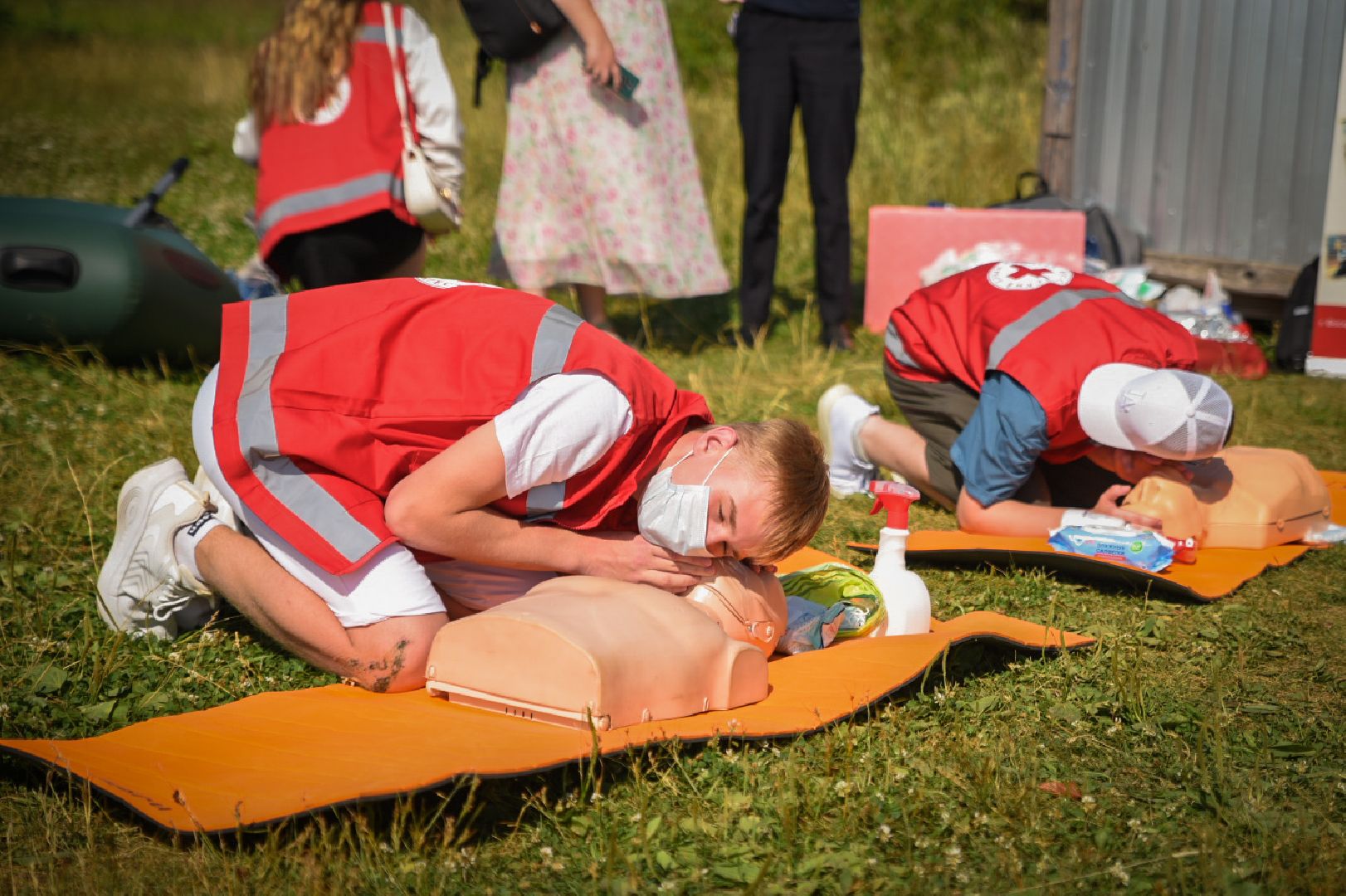 воскресенск, российский красный крест в воскресенске, мастер-класс по сердечно-легочной реанимации ,