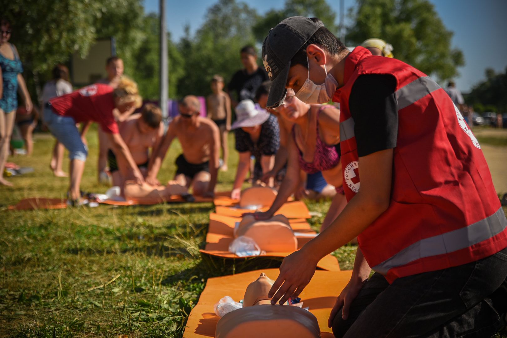 воскресенск, российский красный крест в воскресенске, мастер-класс по сердечно-легочной реанимации ,