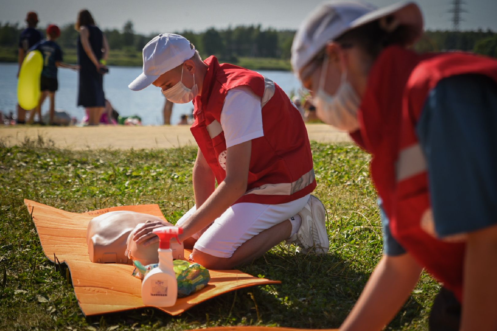 воскресенск, российский красный крест в воскресенске, мастер-класс по сердечно-легочной реанимации ,