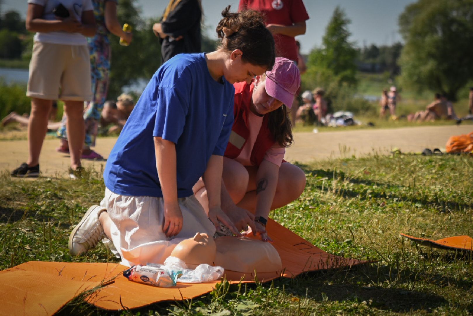 воскресенск, российский красный крест в воскресенске, мастер-класс по сердечно-легочной реанимации ,