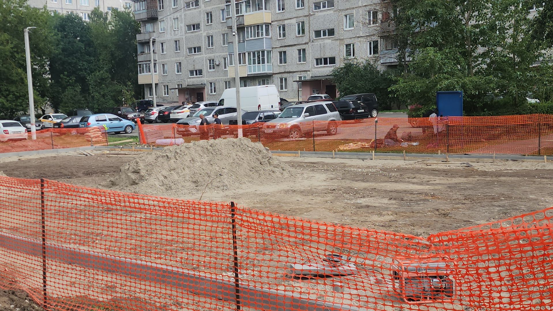 павловский посад, детская площадка, благоуйстройство,