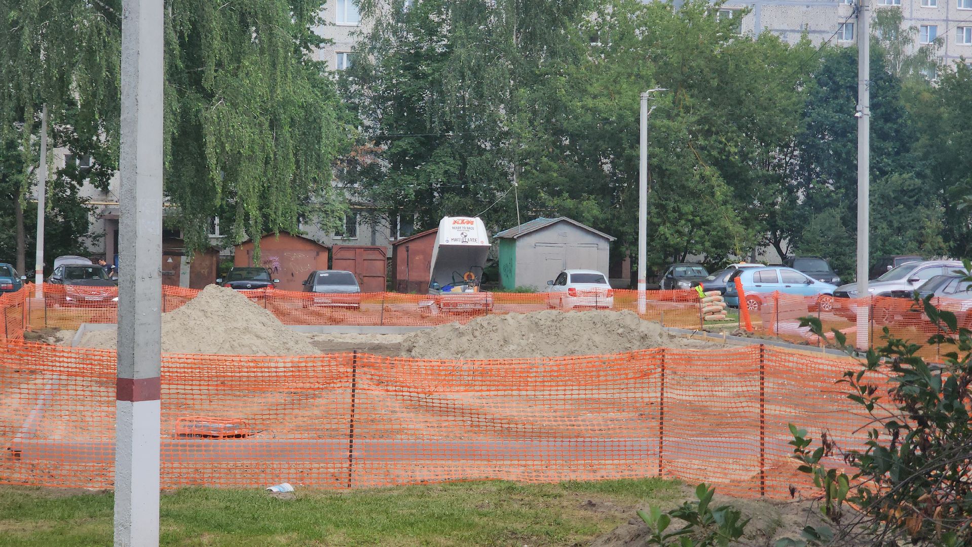 павловский посад, детская площадка, благоуйстройство,