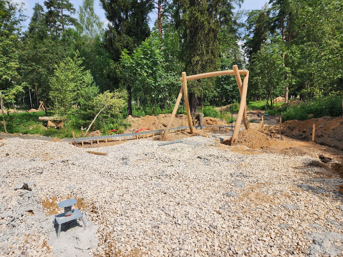 красноармейск, городской округ пушкинский, лесопарк, банный лес ,детские игровые площадки,