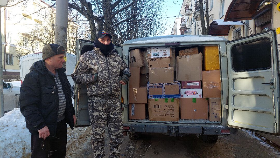 СВО, помощь людям, гуманитарная помощь, машины, Воскресенск