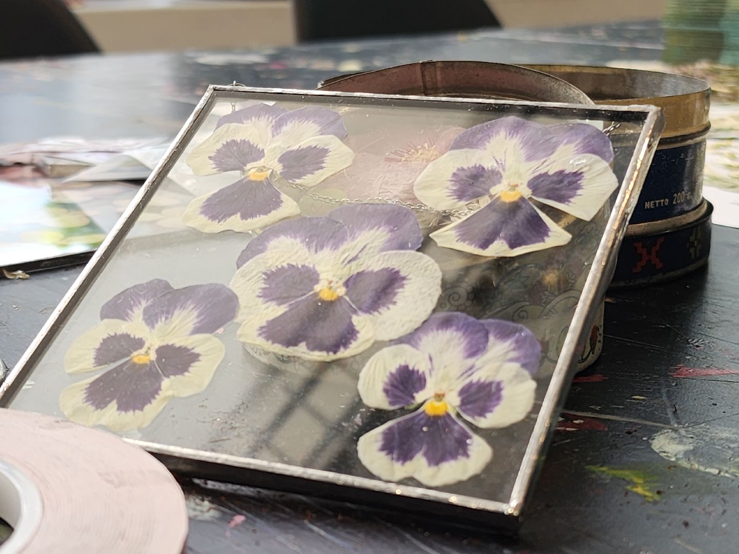 Черноголовка, мастер-класс, Гербарии в стекле,