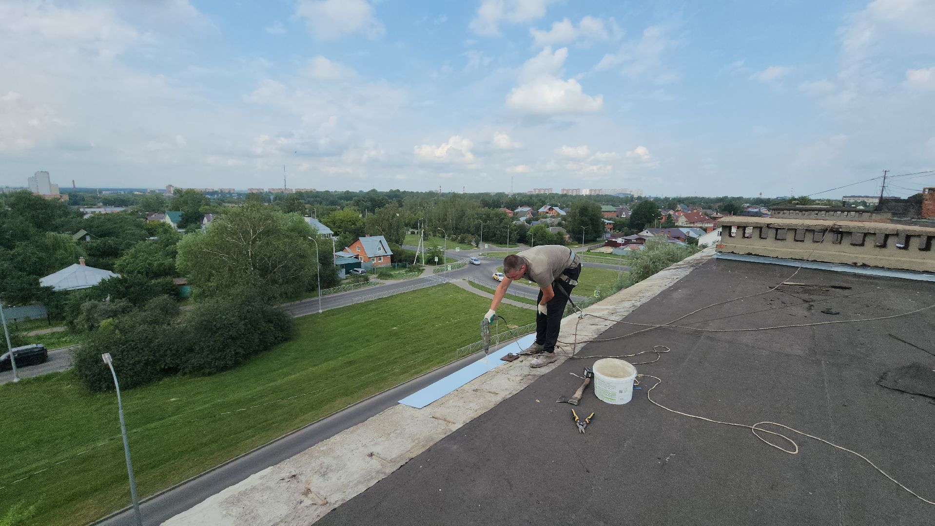 серпухов, улица весенняя, ремонт кровли мкд, ук добрый дом в серпухове,